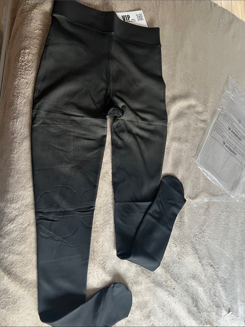 VIP Black High-Waist Leggings with Tights Style